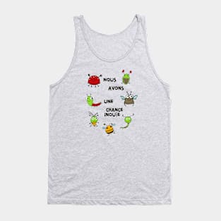 Happy Insects - Nous avons une chance inouïe / Insectes chanceux Tank Top